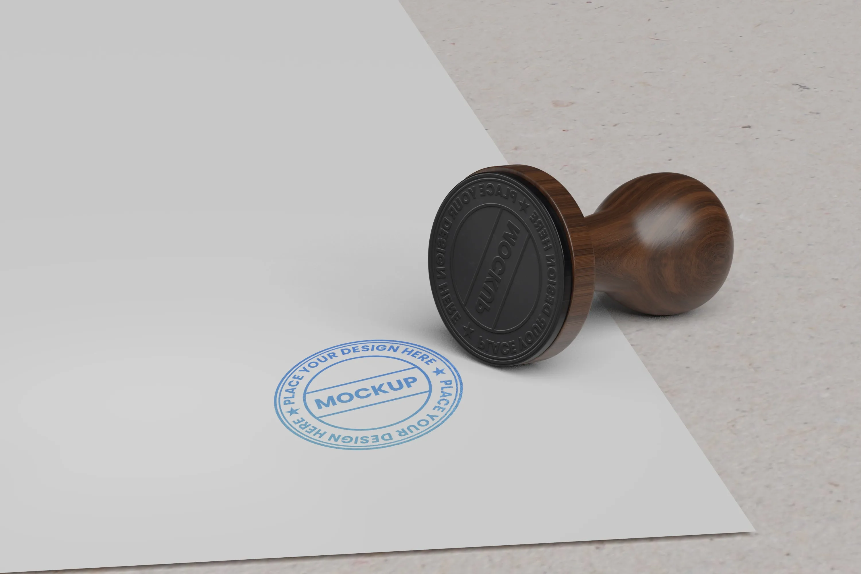 10 Free Rubber Stamp Mockups