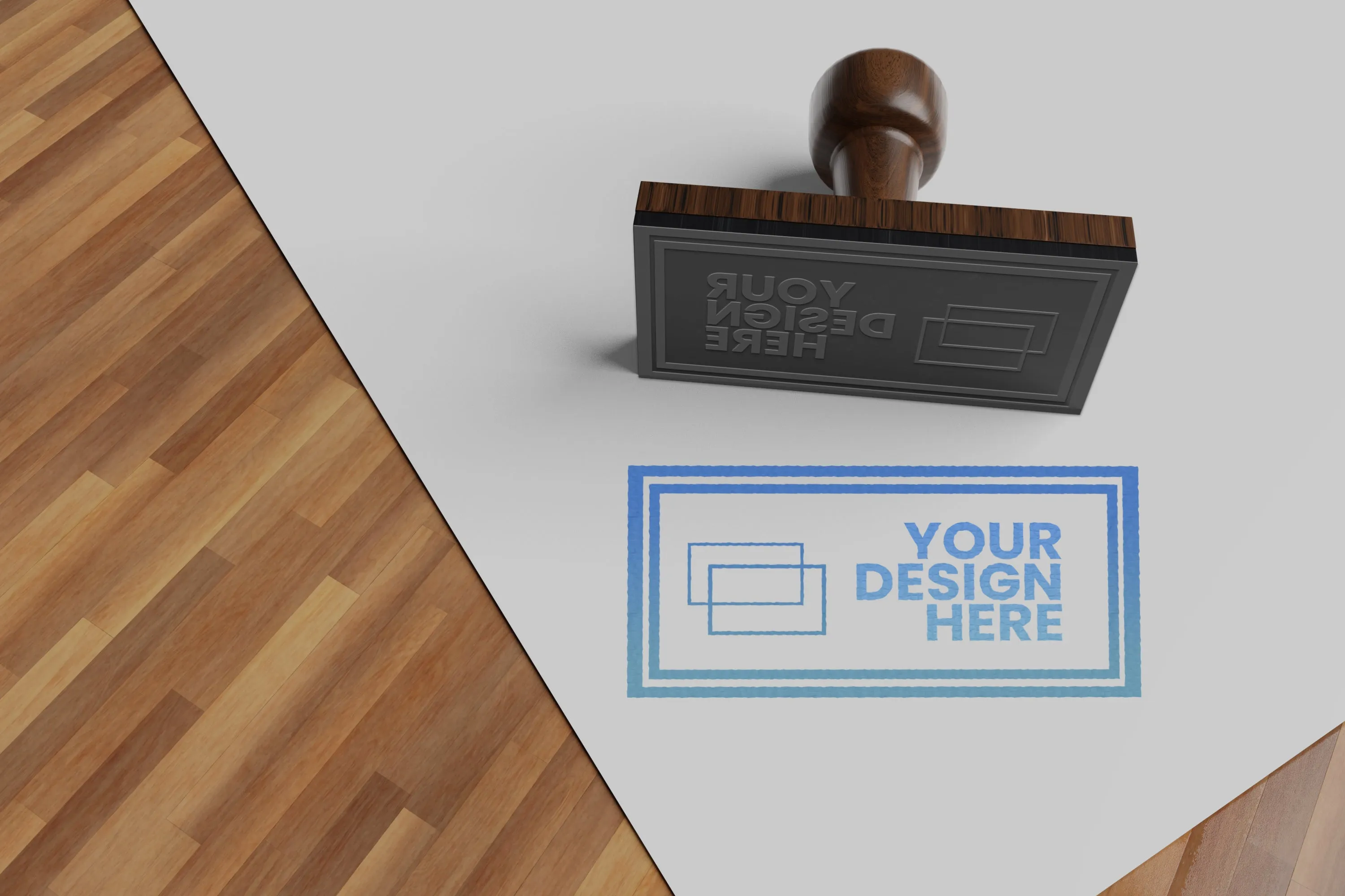 10 Free Rubber Stamp Mockups