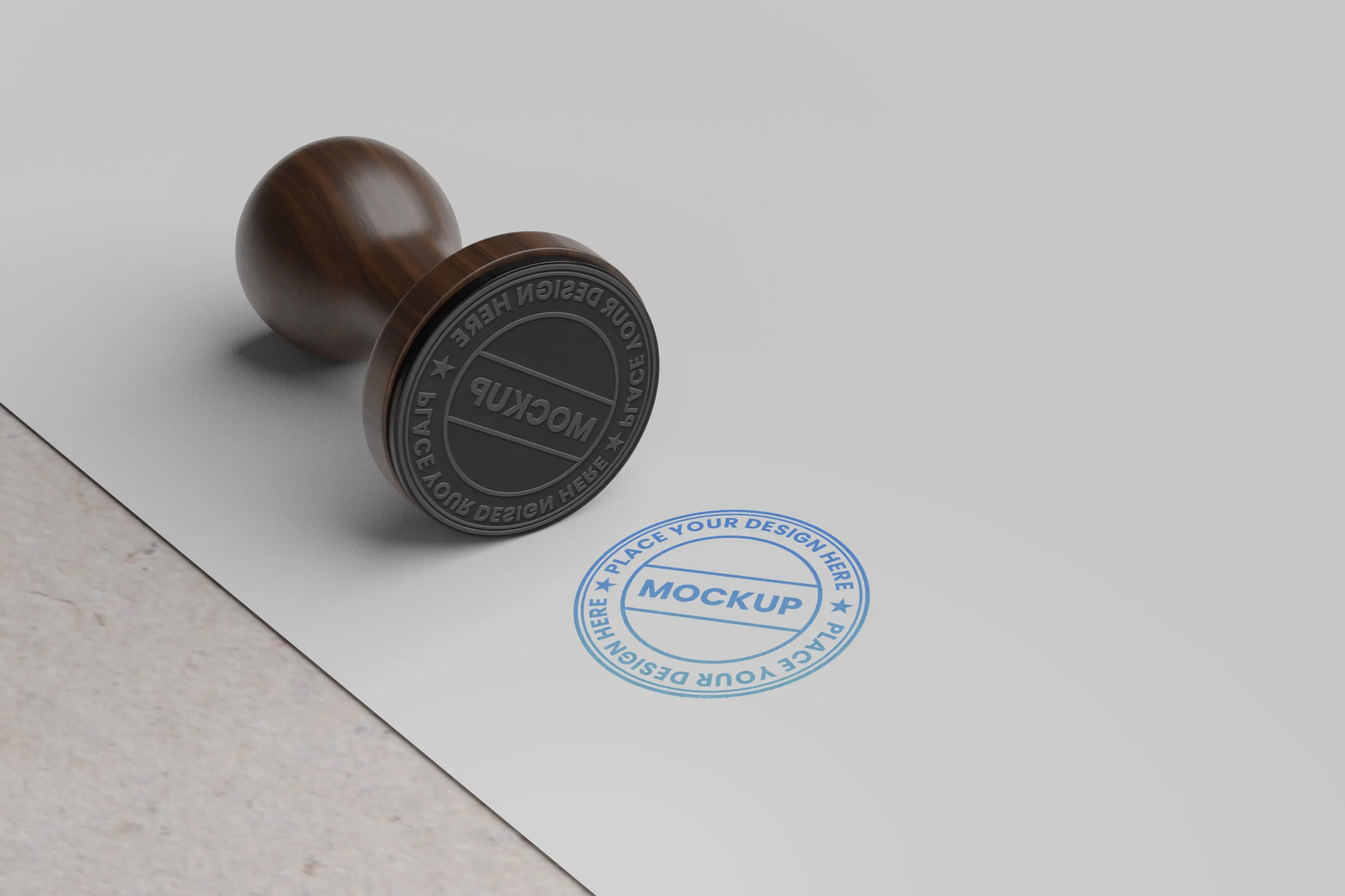 10 Free Rubber Stamp Mockups