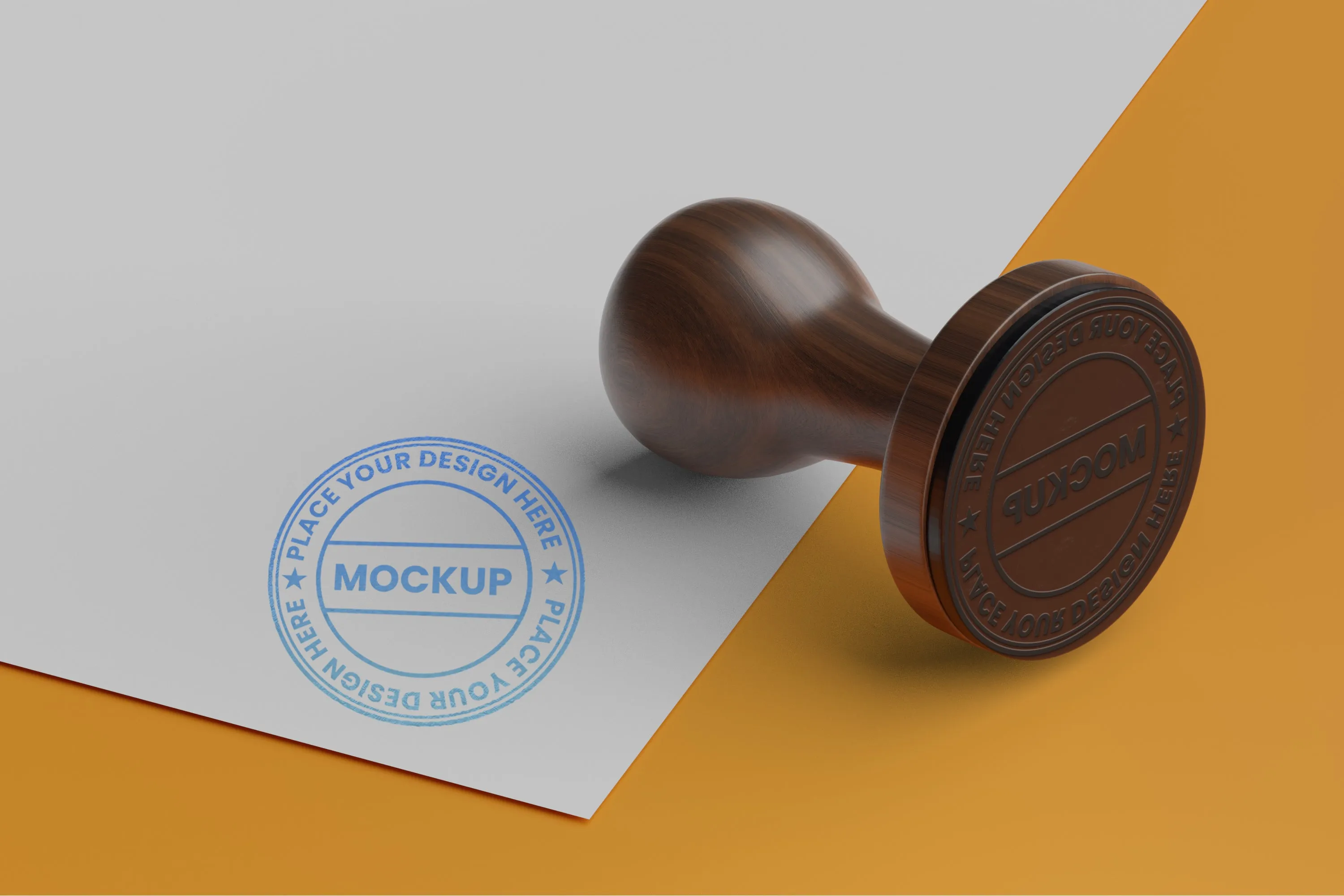 10 Free Rubber Stamp Mockups