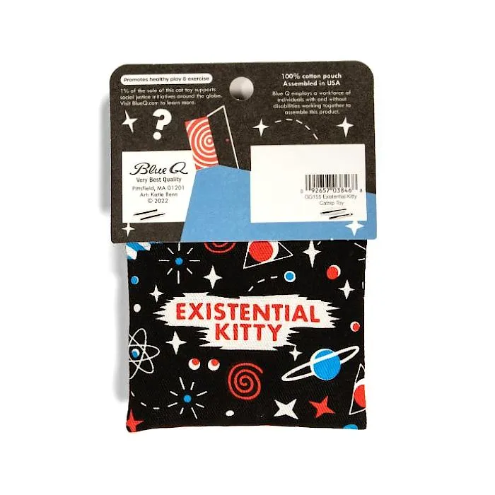 Blue Q Organic Catnip Cat Toy - Existential Kitty