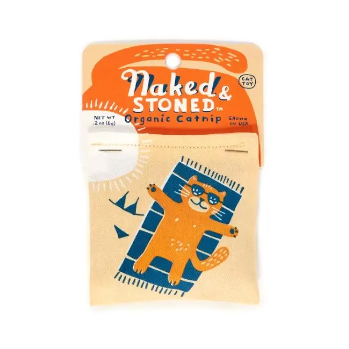 Blue Q Organic Catnip Cat Toy - Naked And Stoned