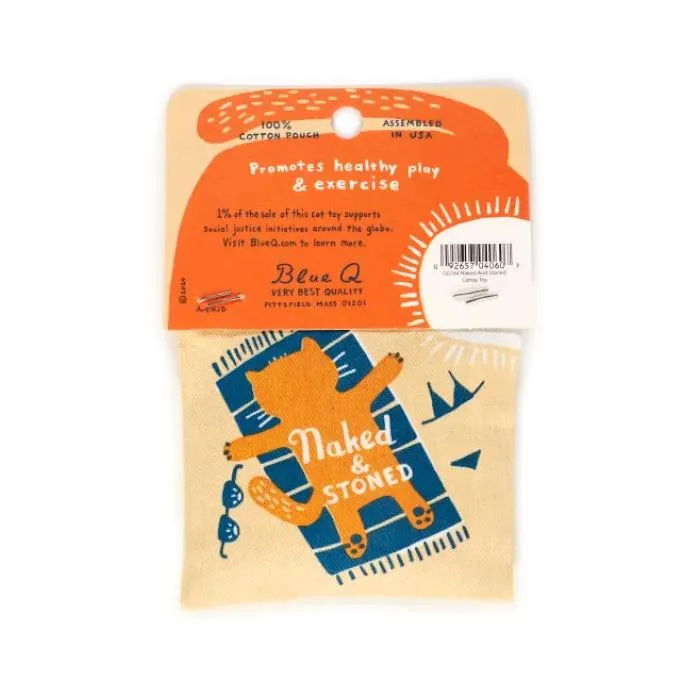 Blue Q Organic Catnip Cat Toy - Naked And Stoned