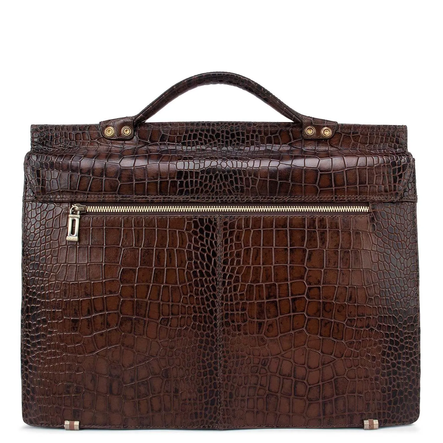 Brown Croco Effect Portfolio