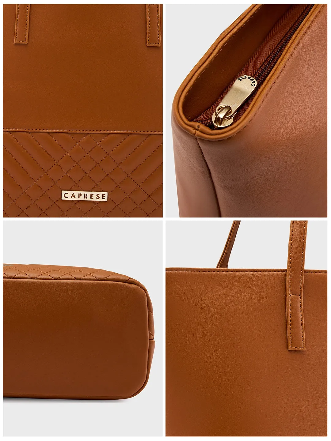 Caprese Serene Tote Medium Tan