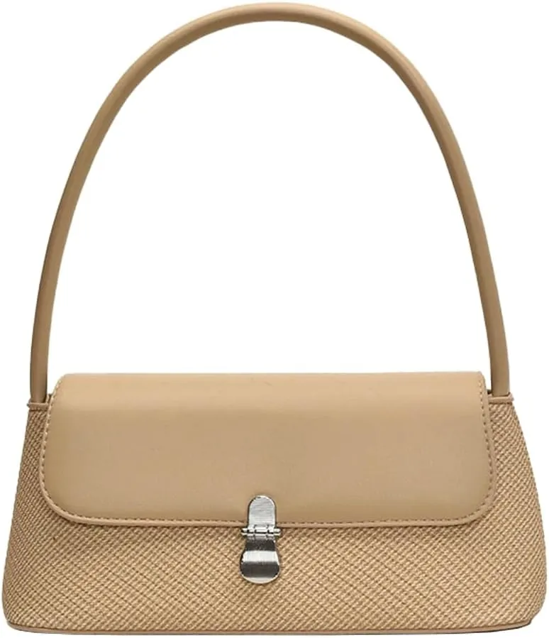 Casual Shoulder Purses For Women Cute Tote Handbag Underarm Bag Commuter Travel Satchels PU Leather 2025