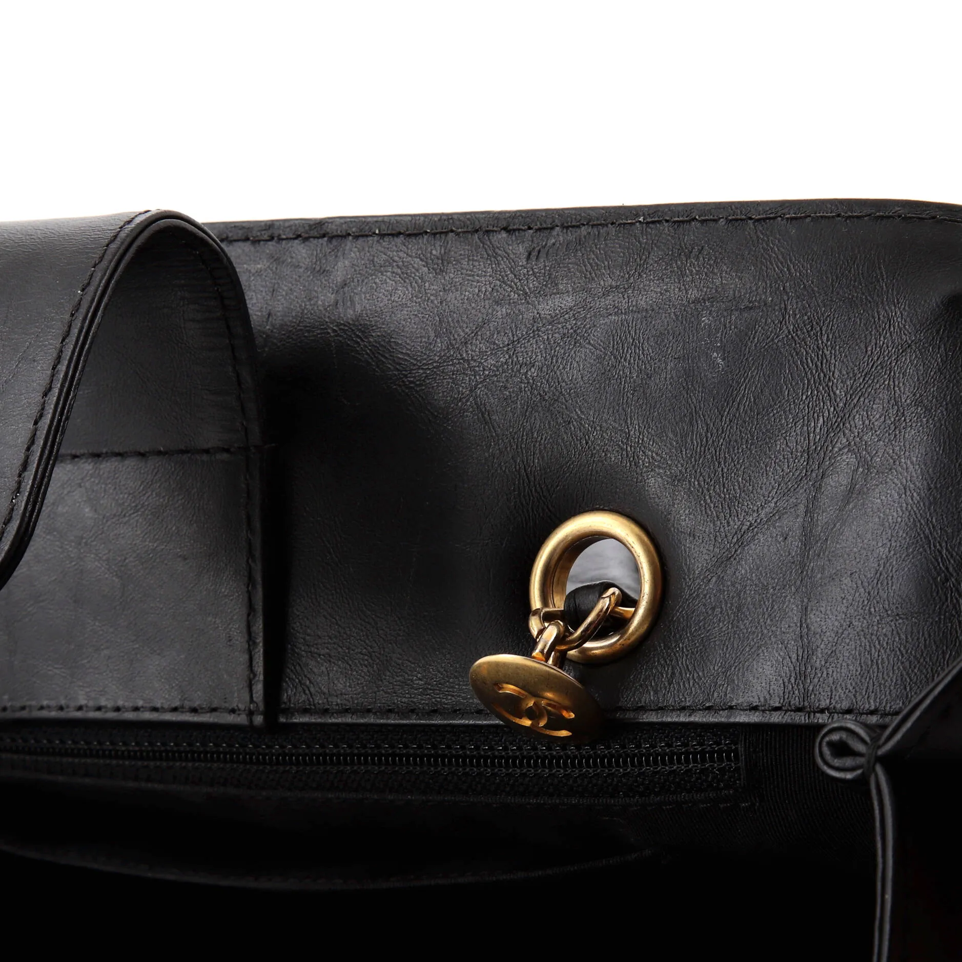 Chanel Cc Chain Shopping Tote Chevron
