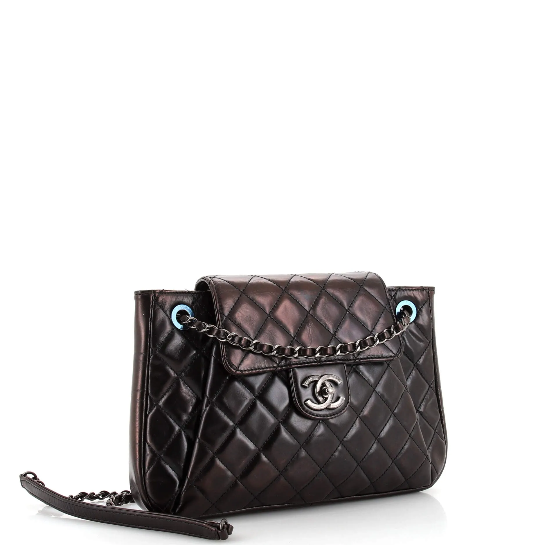 Chanel Coco Pleats Flap Bag Quilted