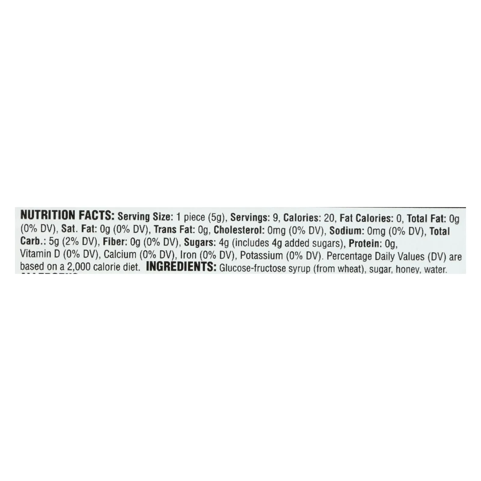 Honees Pure Honey Filled Drops (Pack of 24 - 1.6 Oz.)