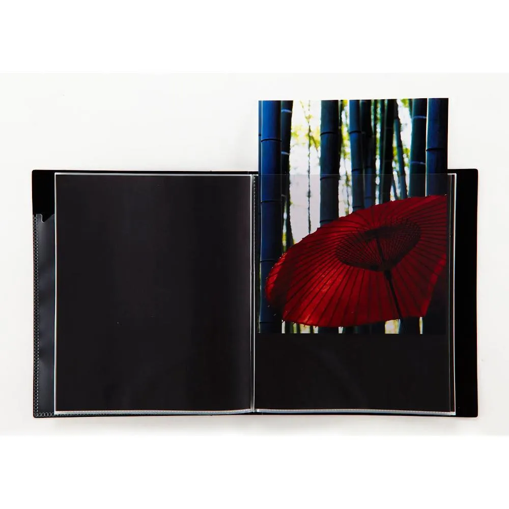 Itoya Art ProFolio, Black 24-Sleeves 8x10"