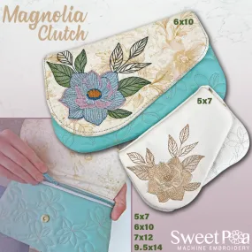 Magnolia Clutch With Zipper