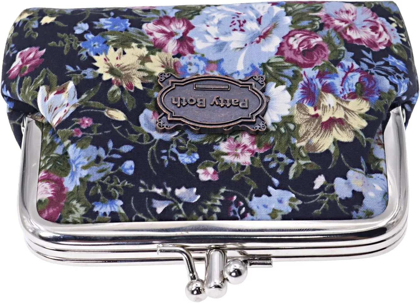 Patty Both Cute Classic Floral Exquisite Buckle Coin Purse