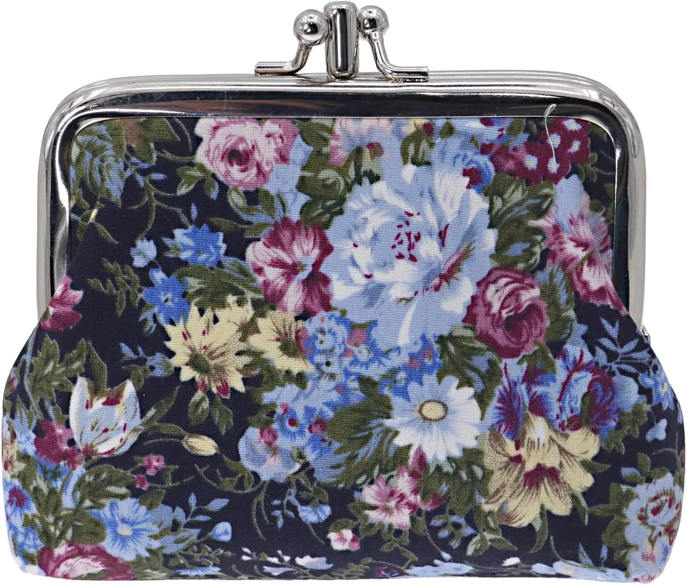 Patty Both Cute Classic Floral Exquisite Buckle Coin Purse