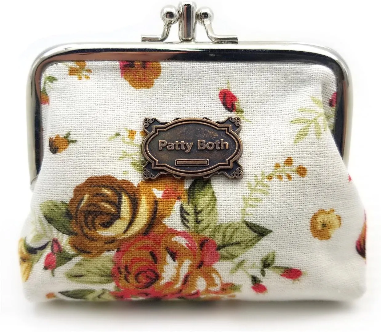 Patty Both Cute Classic Floral Exquisite Buckle Coin Purse