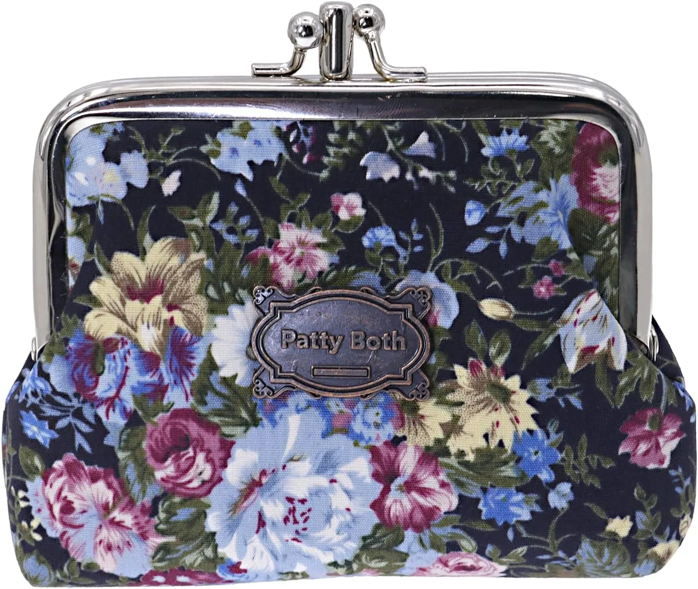 Patty Both Cute Classic Floral Exquisite Buckle Coin Purse