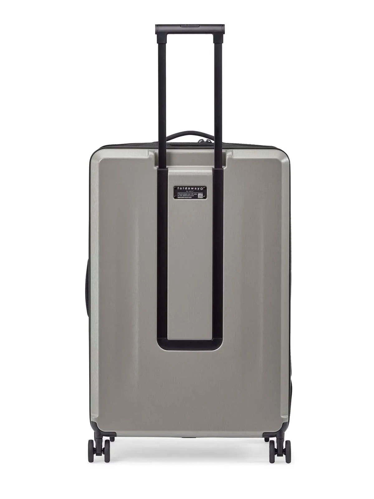 Senz° Foldaway Large Check In Trolley | Silk Grey