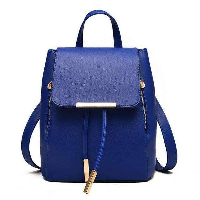 Women Backpack High Quality Leather Look Herald Fashion
