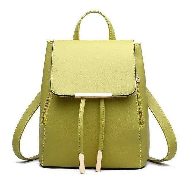 Women Backpack High Quality Leather Look Herald Fashion