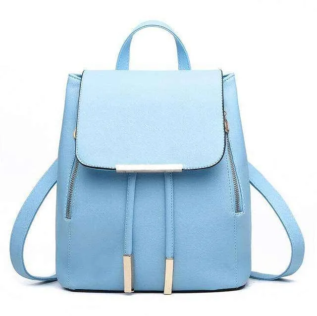 Women Backpack High Quality Leather Look Herald Fashion