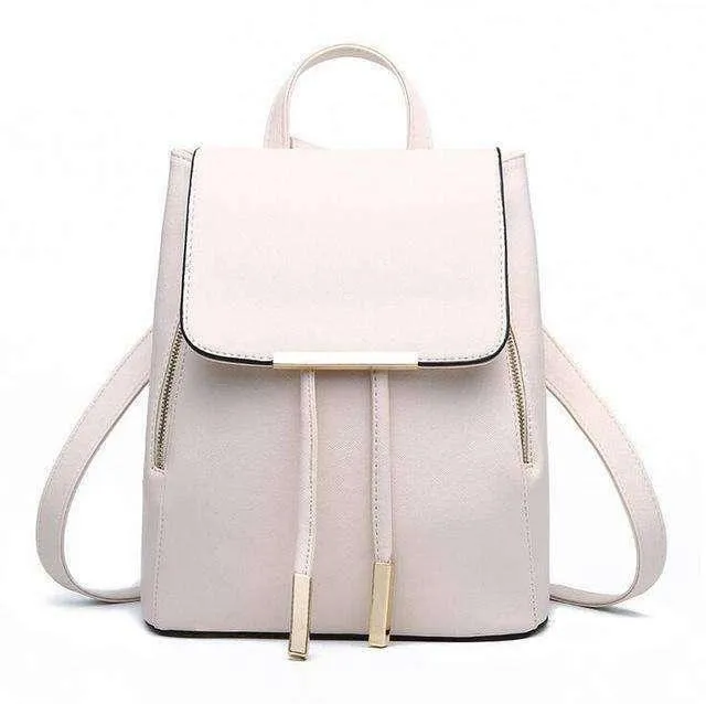Women Backpack High Quality Leather Look Herald Fashion